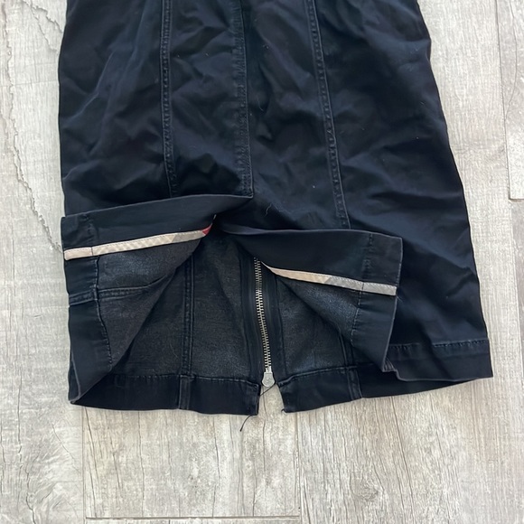 Burberry Brit Sleeveless Black Trench Belted Dress US Sz 2 - Picture 9 of 10